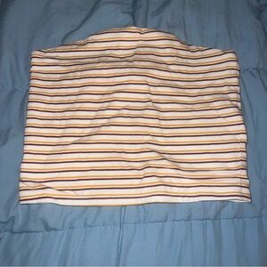 Target Yellow and Brown Striped Top